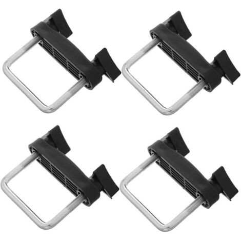 KIT Fissaggio Montaggio BOX BAULE TETTO 4 PEZZI ATTACCHI STAFFE barre max 60mm - Articoli per neonati ideali per dormire bene e viaggiare in tranquillità