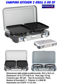 Fornello CAMPING KITCHEN 2 GRILL & GO CV Camping Gaz - Articoli per neonati ideali per dormire bene e viaggiare in tranquillità