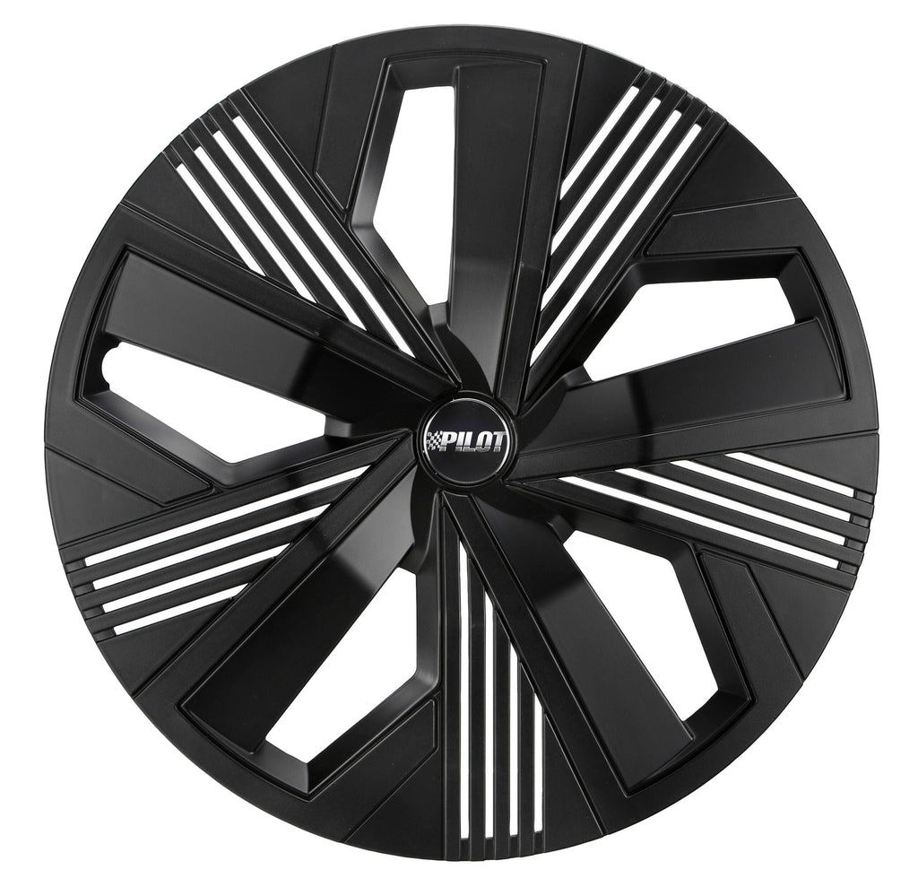 Set 4 Copricerchi 16" Universali Borchie Ruota Coppe Auto Nere Black Espr - Articoli per neonati ideali per dormire bene e viaggiare in tranquillità