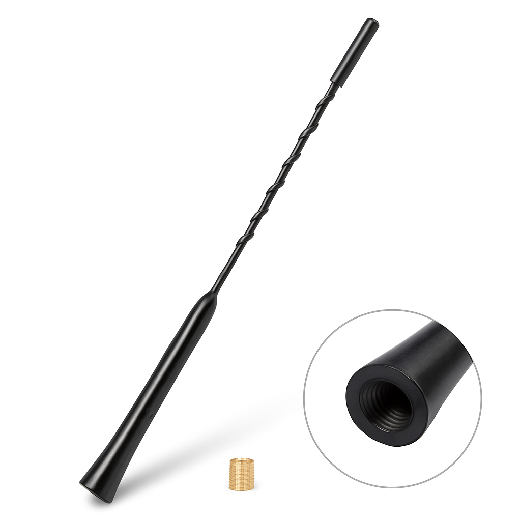 Stelo Antenna Corta Da Tetto Per Auto Universale 10cm Tuning AF Fm Nera - Articoli per neonati ideali per dormire bene e viaggiare in tranquillità