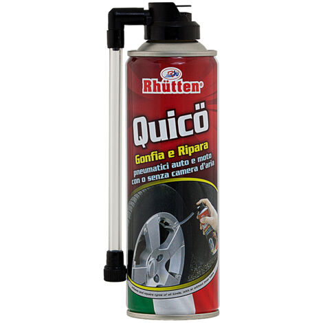 BOMBOLETTA SPRAY 300 ml GONFIA E RIPARA GOMME PNEUMATICI AUTO MOTO BICI SCOOTER - Articoli per neonati ideali per dormire bene e viaggiare in tranquillità