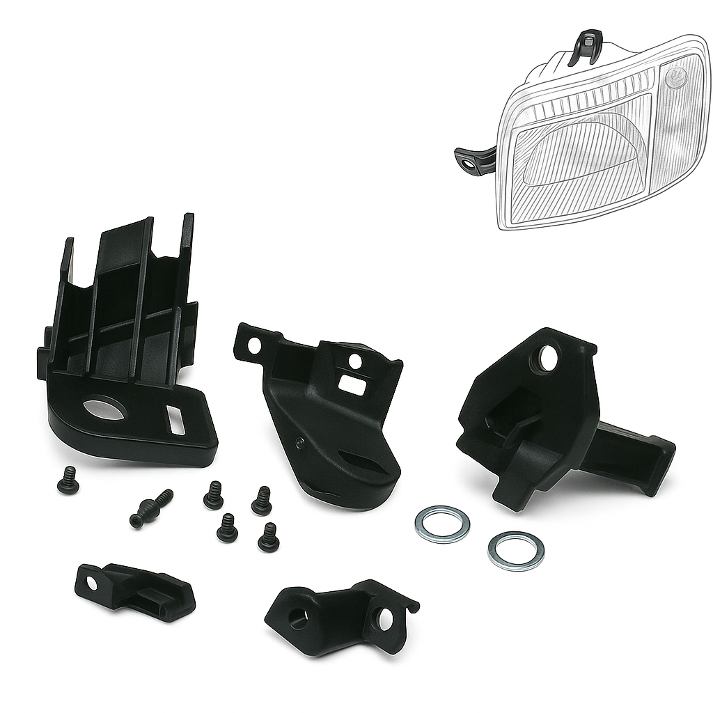 Kit Staffe di Riparazione Faro Sinistro (SX) Fiat Panda 169 2003–2011 - Articoli per neonati ideali per dormire bene e viaggiare in tranquillità