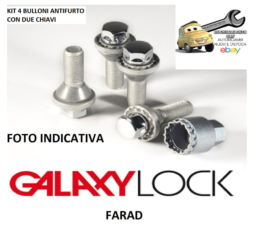 FARAD Bulloni Antifurto Per Alfa Romeo StelvioPer Cerchi Ruote Stil Bull C1 - Articoli per neonati ideali per dormire bene e viaggiare in tranquillità