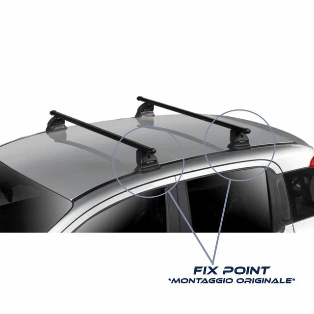 G3 Barre Portatutto Per Fiat Panda 312 5P da 2012 Porta Pacchi Da Tetto Liscio - Articoli per neonati ideali per dormire bene e viaggiare in tranquillità