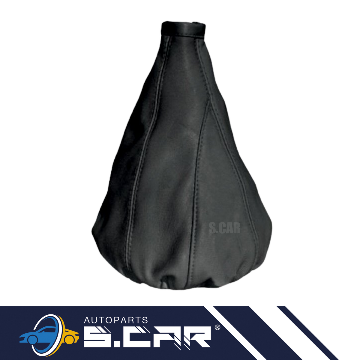 CUFFIA CAMBIO in PELLE UNIVERSALE AUTO CAMPER TUNING NERA con cucitura ROSSA - Articoli per neonati ideali per dormire bene e viaggiare in tranquillità