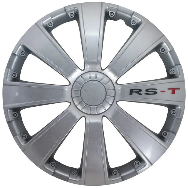 Set 4 Copricerchi 13" Universali Argento Coppe Ruota Mod. Luxury Auto - Articoli per neonati ideali per dormire bene e viaggiare in tranquillità