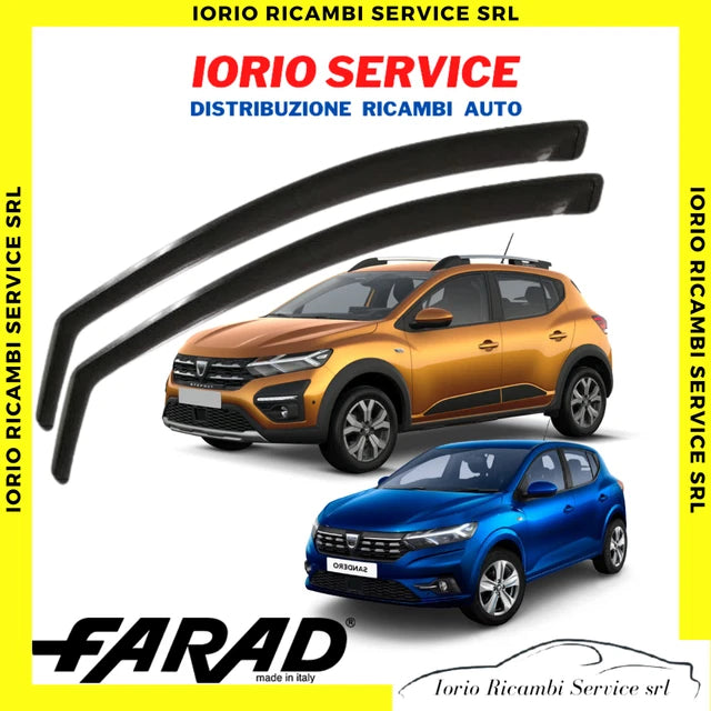 Farad 4 Deflettori Antivento Per Dacia Spring da 2021 Antiturbo Fume 16105 - Articoli per neonati ideali per dormire bene e viaggiare in tranquillità