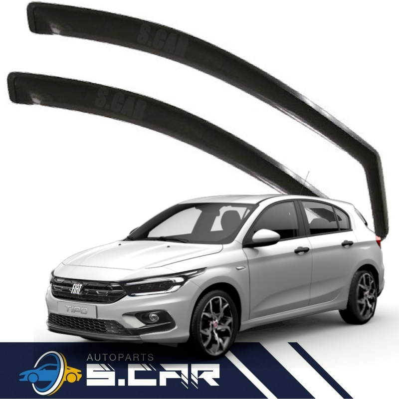 FARAD Deflettori Aria Per Fiat 500 E da 2021 Antivento Antiturbo Fume 12810 - Articoli per neonati ideali per dormire bene e viaggiare in tranquillità