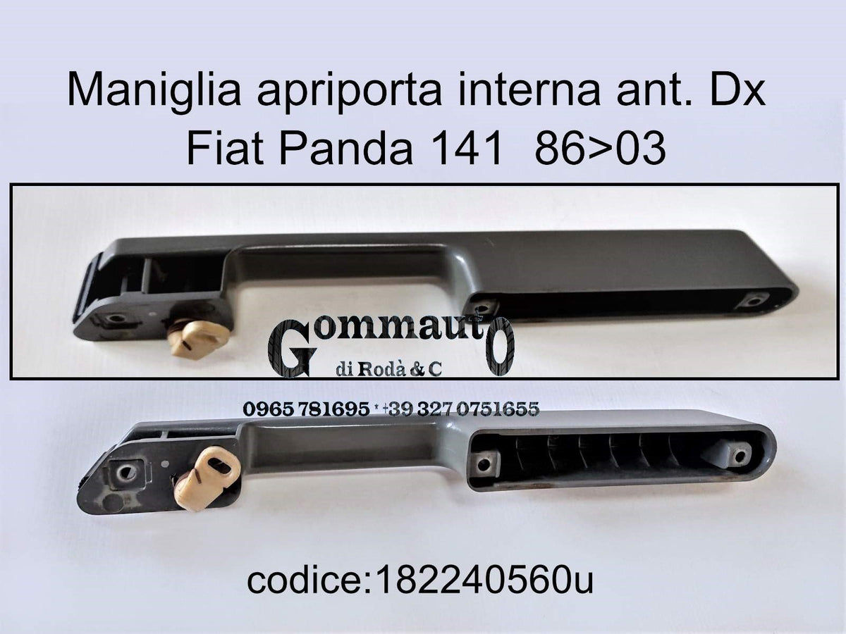 Maniglia Apriporta Interna Per Fiat Panda 141 Bracciolo Destro Nero - Articoli per neonati ideali per dormire bene e viaggiare in tranquillità