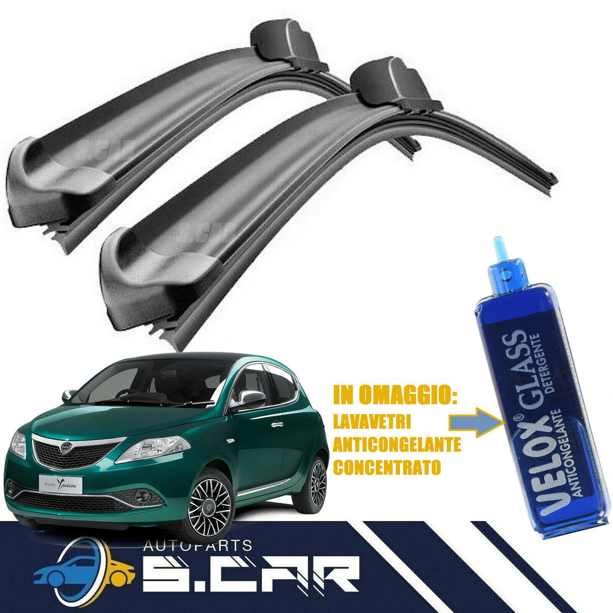 Kit Spazzole Tergicristallo Anteriori Flat Per Honda Civic XI 600 480mm - Articoli per neonati ideali per dormire bene e viaggiare in tranquillità