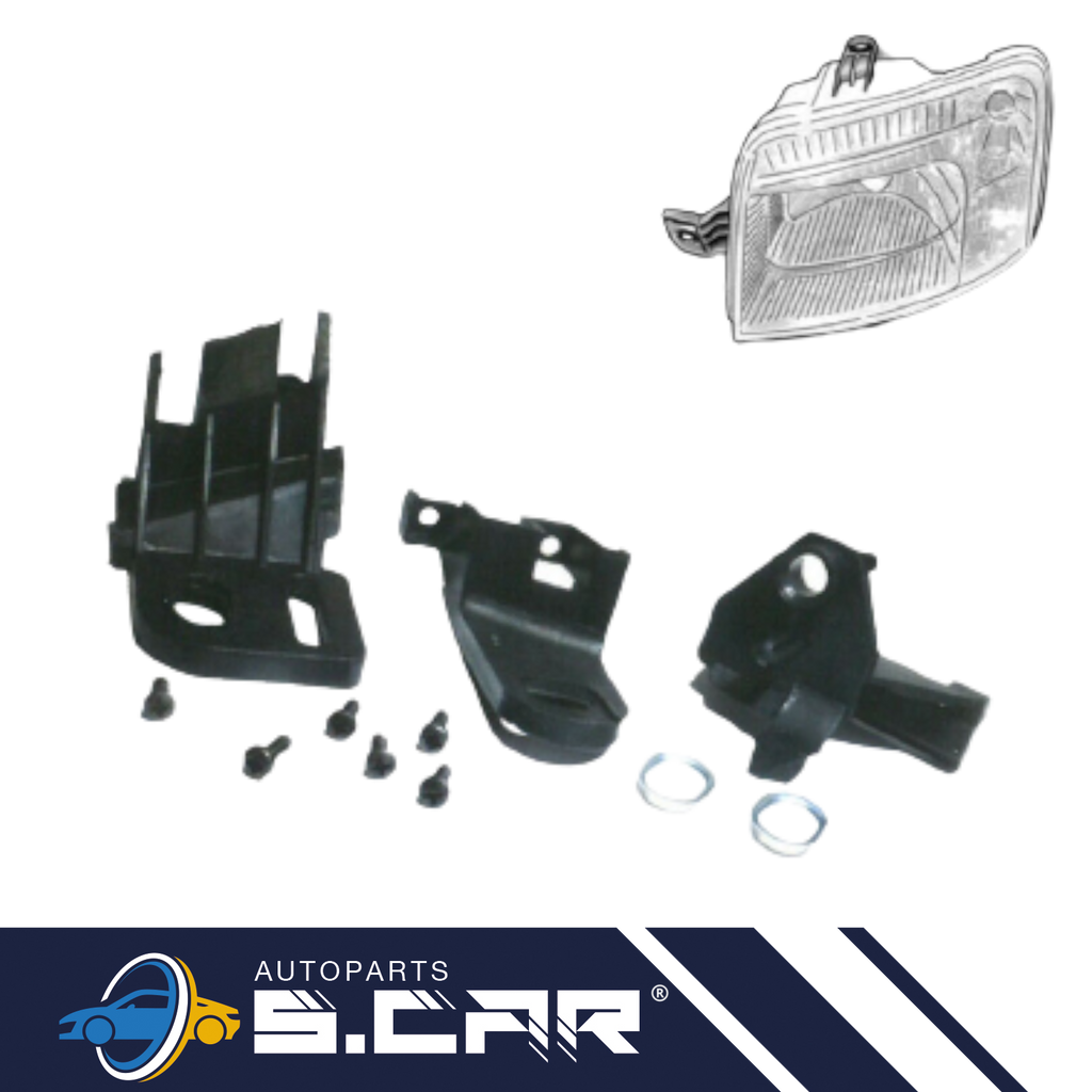 Kit Staffe di Riparazione Faro Sinistro (SX) Fiat Panda 169 2003–2011 - Articoli per neonati ideali per dormire bene e viaggiare in tranquillità