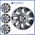 Set 4 Copricerchi 14" Universali Borchie Ruota Coppe Auto Nere Black Wind - Articoli per neonati ideali per dormire bene e viaggiare in tranquillità
