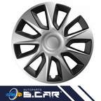 Set 4 Copricerchi 15'' Pollici Universali Bicolore Coppe Ruota Borchie Esprit - Articoli per neonati ideali per dormire bene e viaggiare in tranquillità