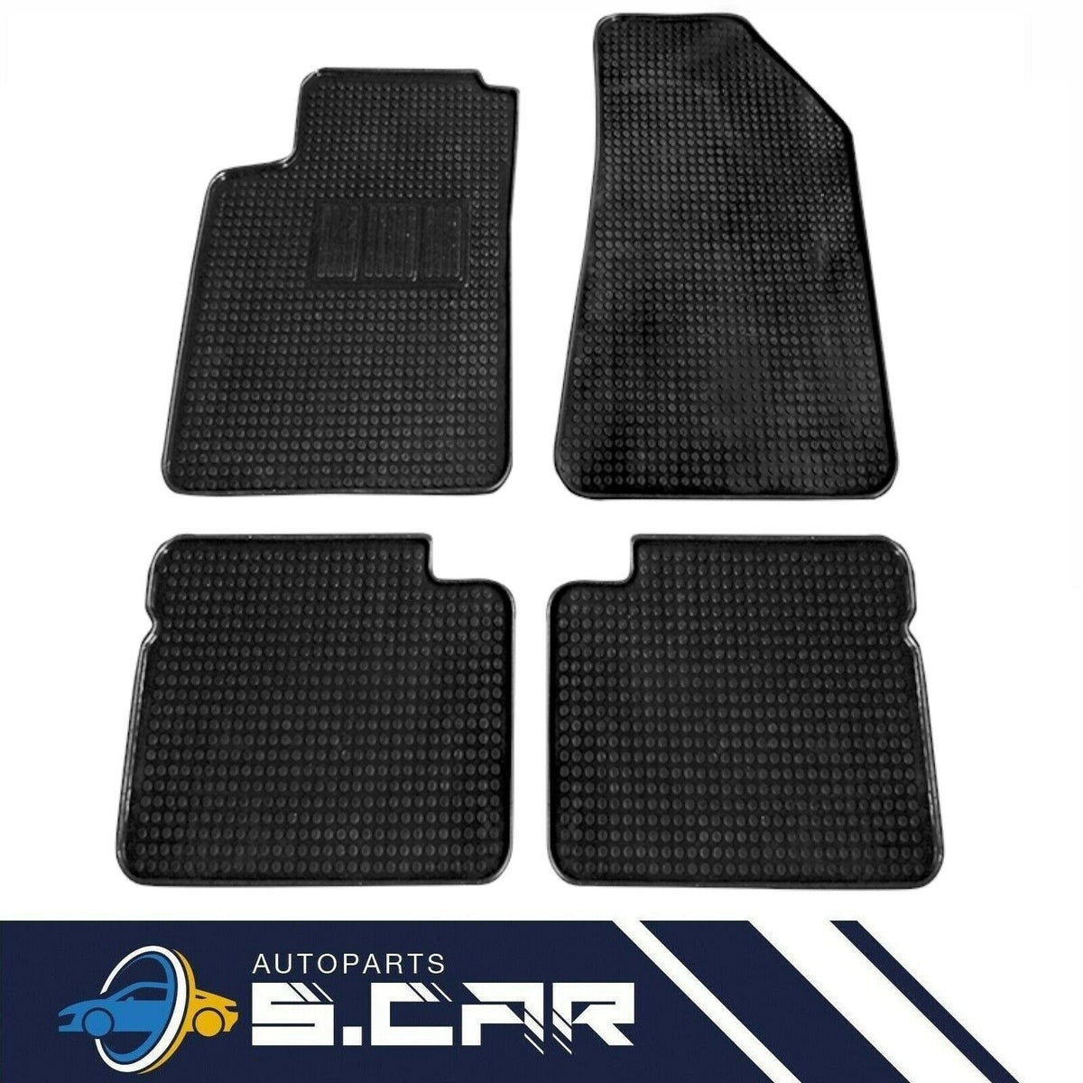 CORA Set 4 Tappetini Per Kia Rio 2011 2017 Su Misura In Gomma Tappeti - Articoli per neonati ideali per dormire bene e viaggiare in tranquillità
