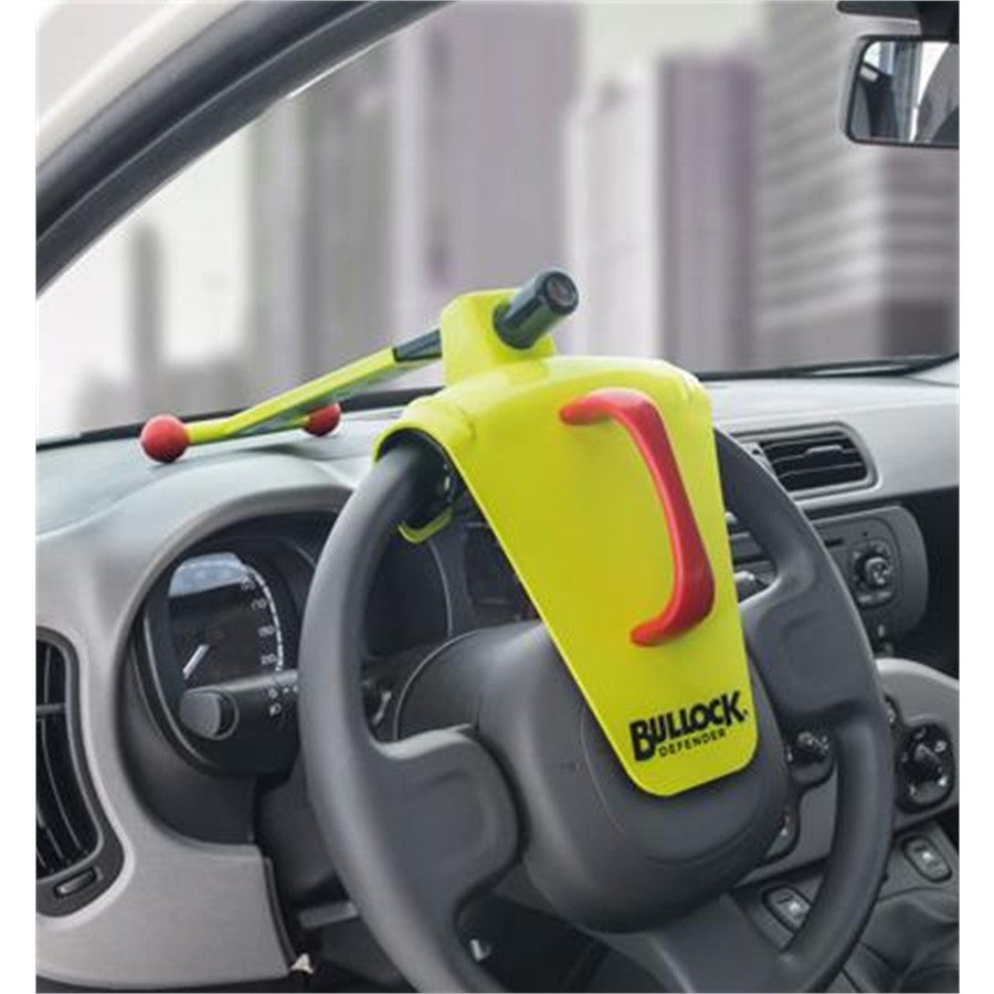 Bullock Defender Pro Blocca Volante Sterzo Antifurto Universale Giallo - Articoli per neonati ideali per dormire bene e viaggiare in tranquillità
