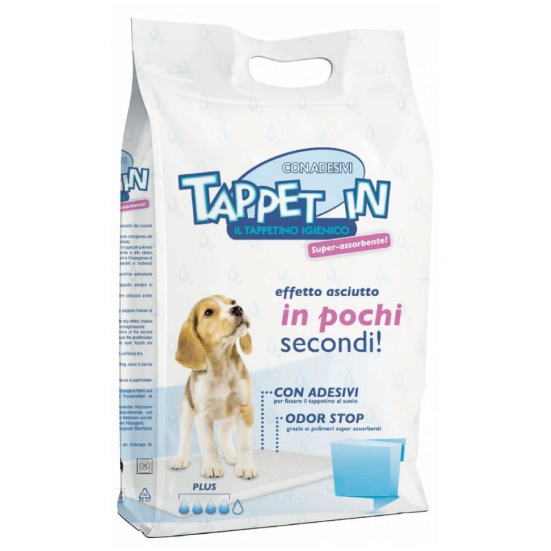 100 Traverse Tappetini Igienici Cane 60×60 Adesivi Super Assorbenti Impermeabili - Articoli per neonati ideali per dormire bene e viaggiare in tranquillità