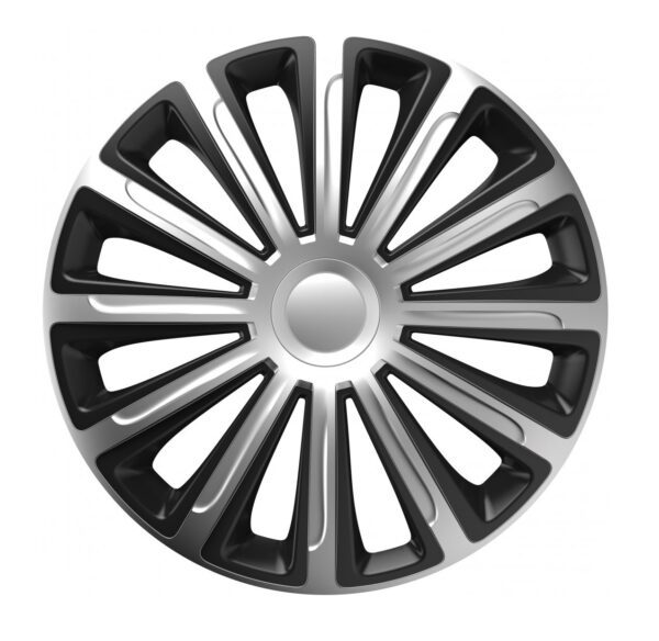 Set 4 Copricerchi 14″ Pollici Universali Coppe Copri Ruota Borchie Bicolore - Articoli per neonati ideali per dormire bene e viaggiare in tranquillità