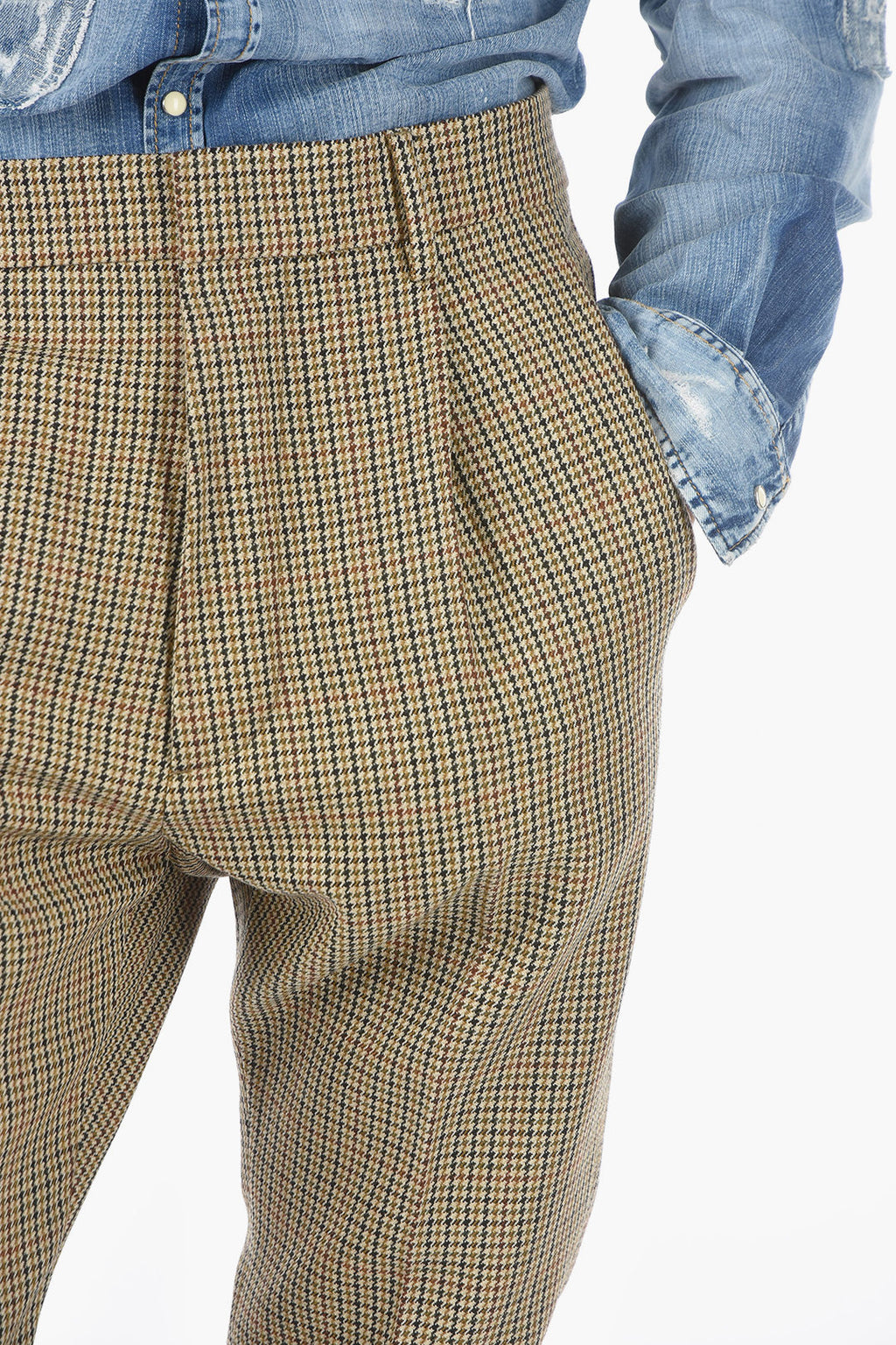 PANTALONE CUOCO PLUTONE PIED DE POULE BIANCO-NERO GIBLOR’S - Articoli per neonati ideali per dormire bene e viaggiare in tranquillità