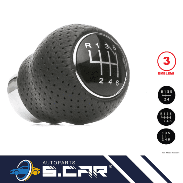 Ricambio Pomello Cambio Per Auto Camper Furgone Universale Con 3 Emblemi - Articoli per neonati ideali per dormire bene e viaggiare in tranquillità