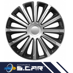 Set 4 Copricerchi 16" Universali Borchie Ruota Coppe Auto Nere Black Espr - Articoli per neonati ideali per dormire bene e viaggiare in tranquillità