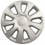 Set 4 Copricerchi 15” Copriruota Universali Coppe Ruota Argento Silver Luxury - Articoli per neonati ideali per dormire bene e viaggiare in tranquillità
