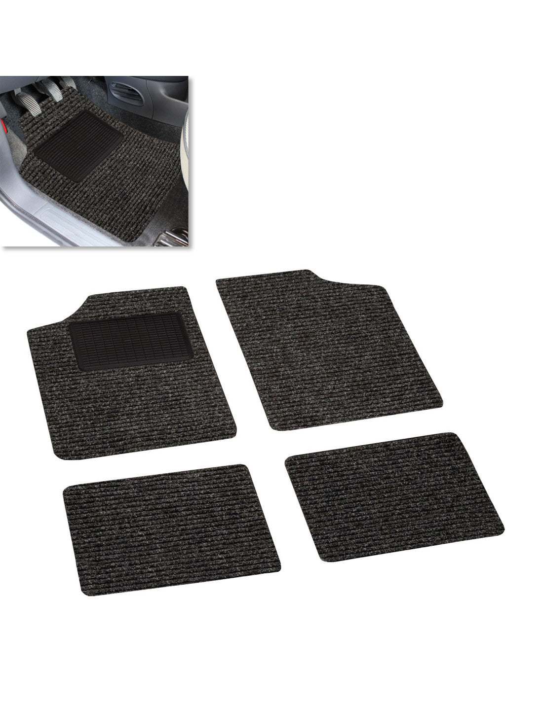 4 TAPPETINI AUTO UNIVERSALI MOQUETTE specifico per ALFA ROMEO " ANT POST - Articoli per neonati ideali per dormire bene e viaggiare in tranquillità