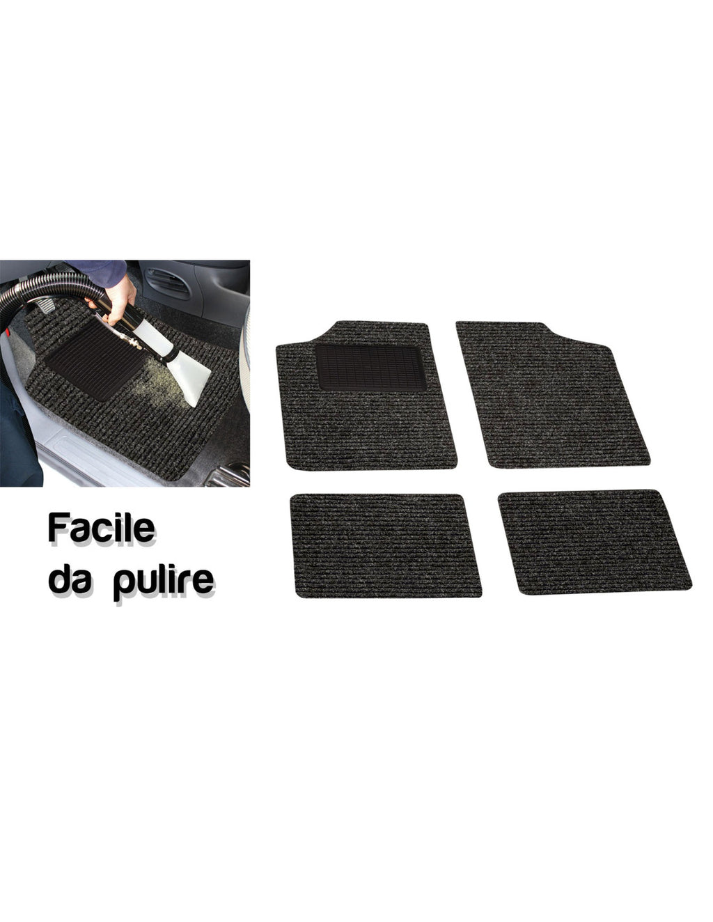 4 TAPPETINI AUTO UNIVERSALI MOQUETTE specifico per ALFA ROMEO " ANT POST - Articoli per neonati ideali per dormire bene e viaggiare in tranquillità