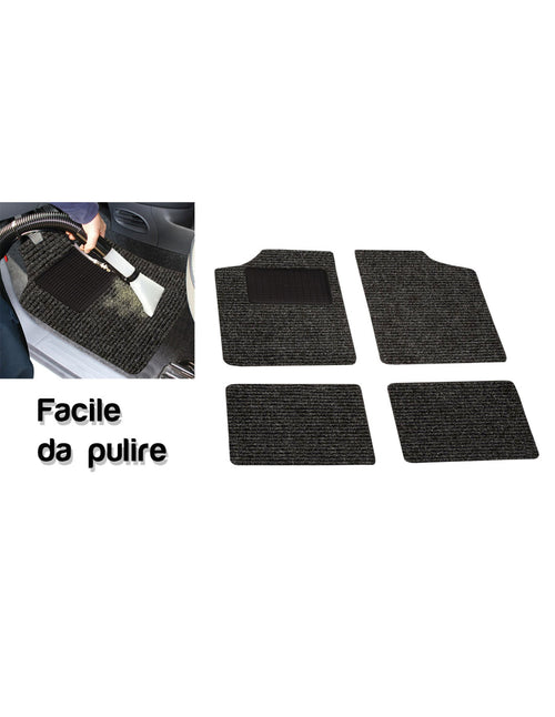 4 TAPPETINI AUTO UNIVERSALI MOQUETTE specifico per ALFA ROMEO " ANT POST - Articoli per neonati ideali per dormire bene e viaggiare in tranquillità