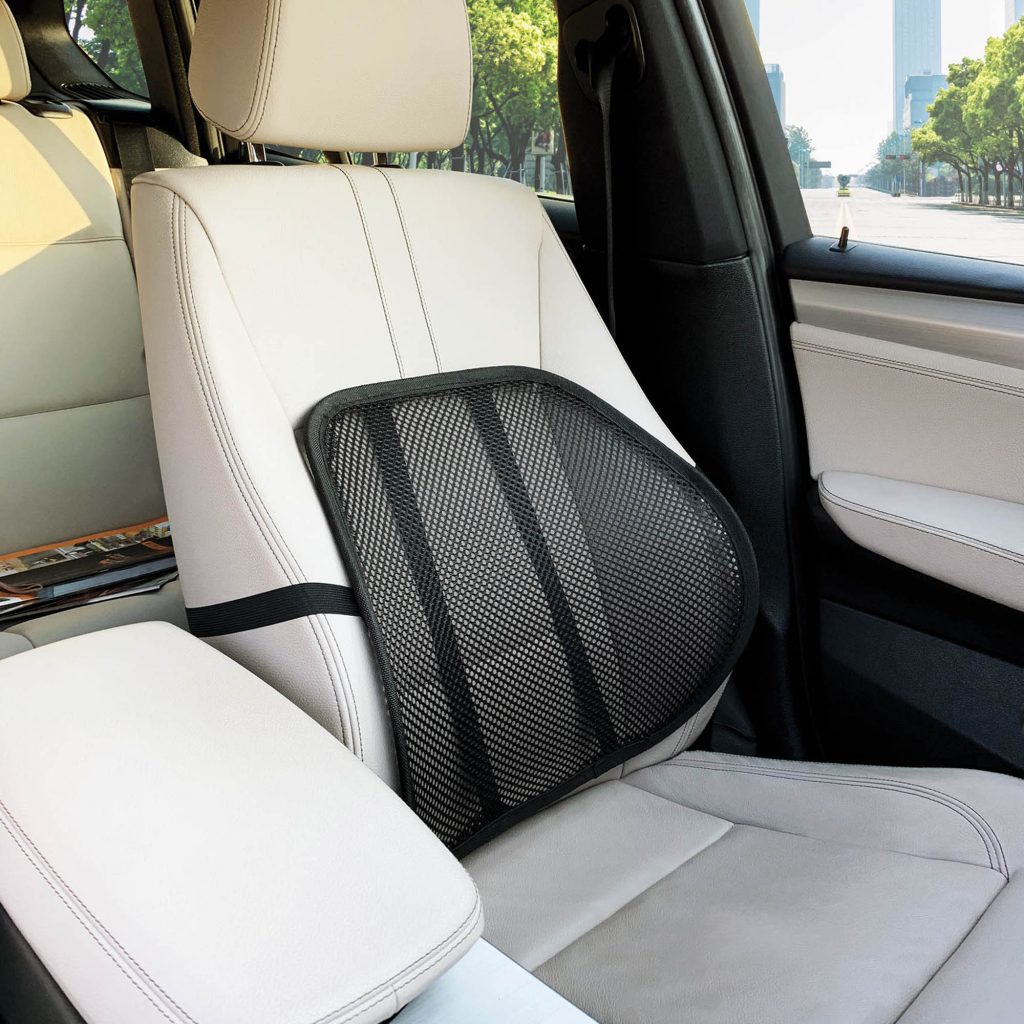 Set 2 Coprisedili Auto Universali Grigio Schienali Traspiranti con Supporto Lombare - Articoli per neonati ideali per dormire bene e viaggiare in tranquillità