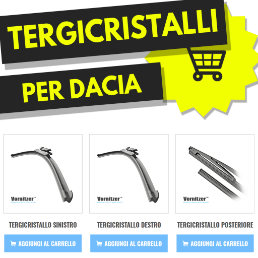 Kit Spazzole Tergicristallo Anteriori Flat Per Dacia Sandero III Da 2021 600 400 - Articoli per neonati ideali per dormire bene e viaggiare in tranquillità