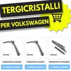 Kit 2 Spazzole Tergicristallo Per Polo 1994-2001 Flat Anteriori 480+480 mm - Articoli per neonati ideali per dormire bene e viaggiare in tranquillità