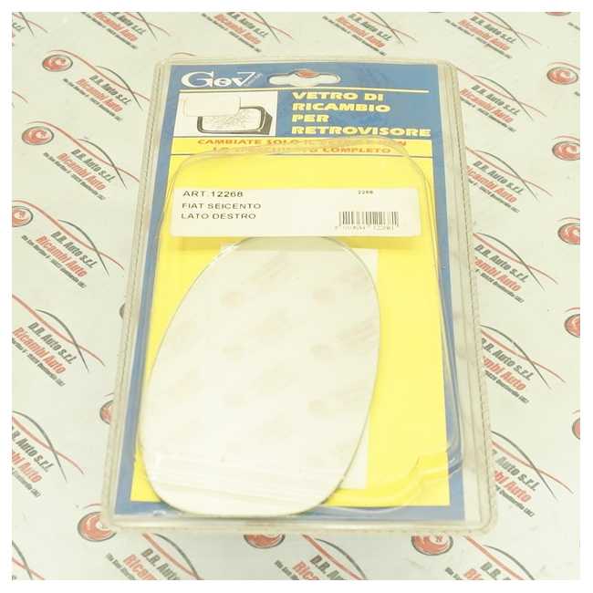 Vetro Specchio Retrovisore Destro DX per Fiat Seicento 600 1998-2010 - Articoli per neonati ideali per dormire bene e viaggiare in tranquillità